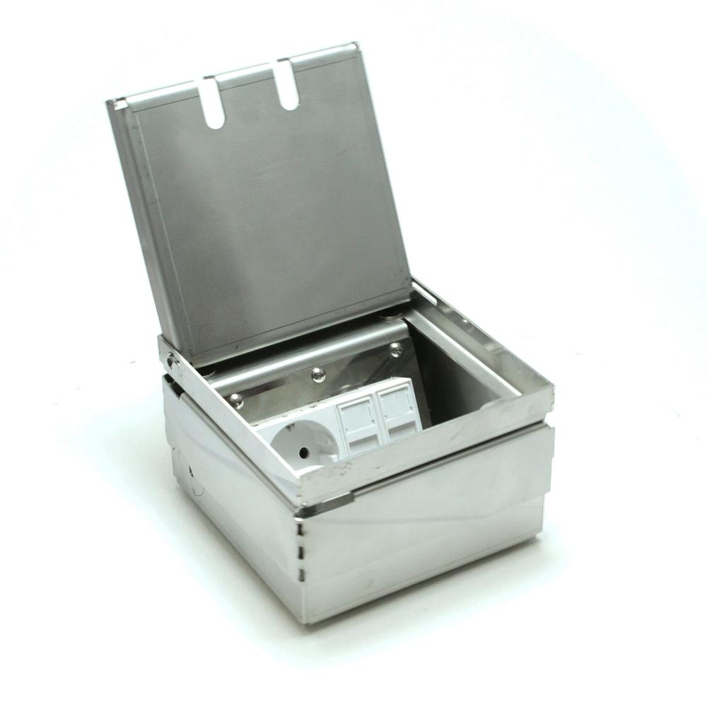 Люк напольный на 2 модуля ELLUK 8902 сталь